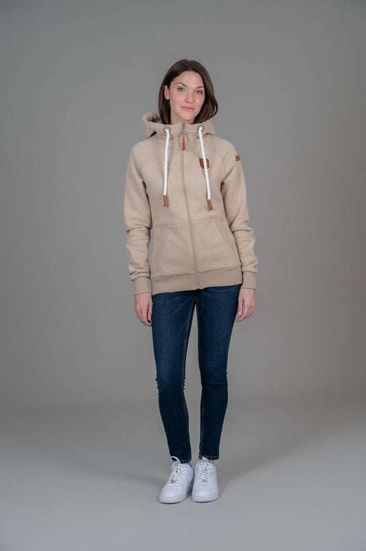 Hera Fawn Full-Zip Hoodie