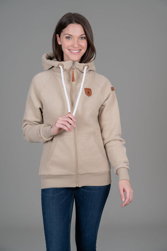 Hera Fawn Full-Zip Hoodie