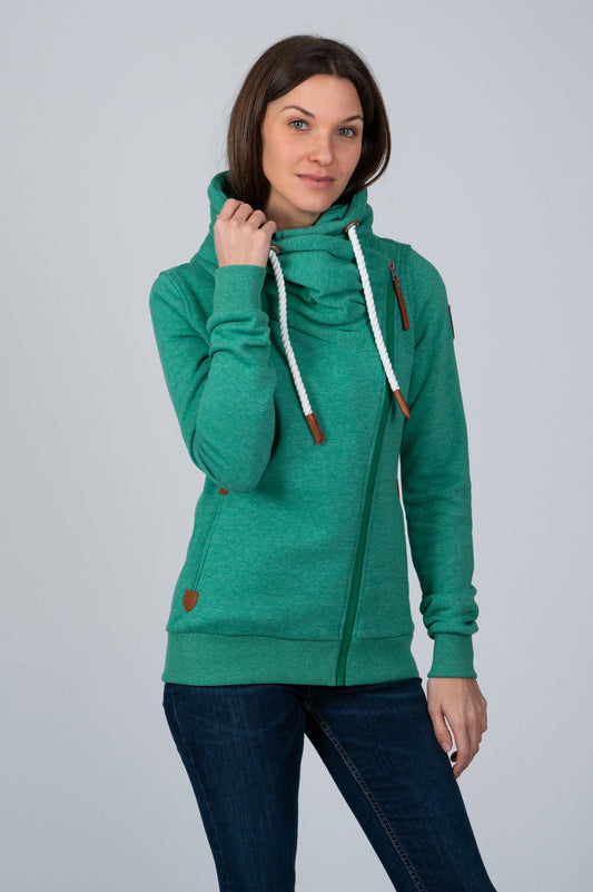 Hestia Duckegg Green Full-Zip Sweatshirt